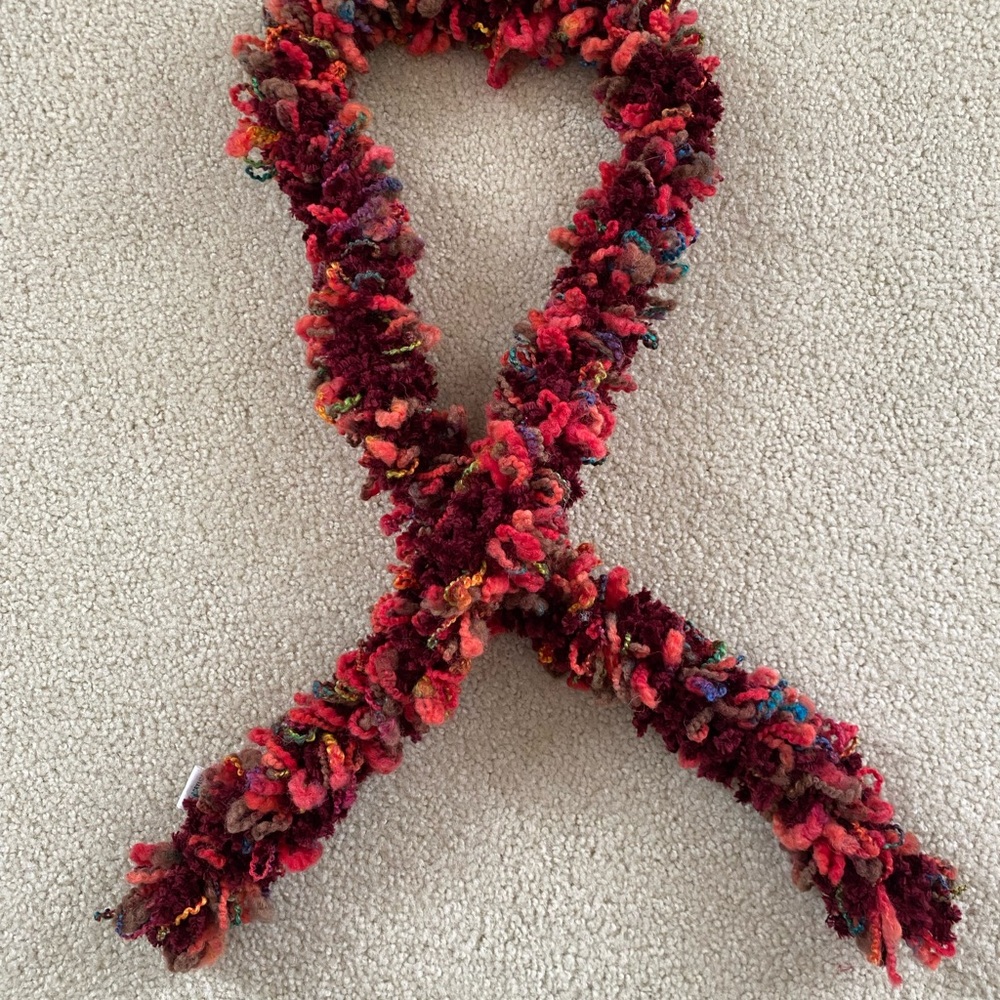 Multicolor Knit Scarf